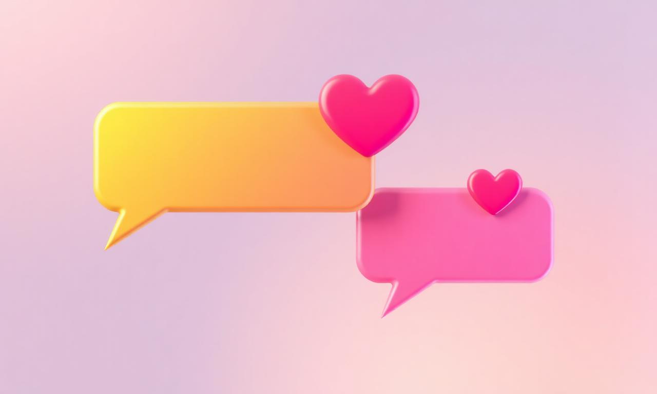 Floating chat bubbles, the friendly face of Createaibbw App